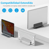 OMOTON Soporte Vertical para Laptop, Soporte de Escritorio de Alumi...
