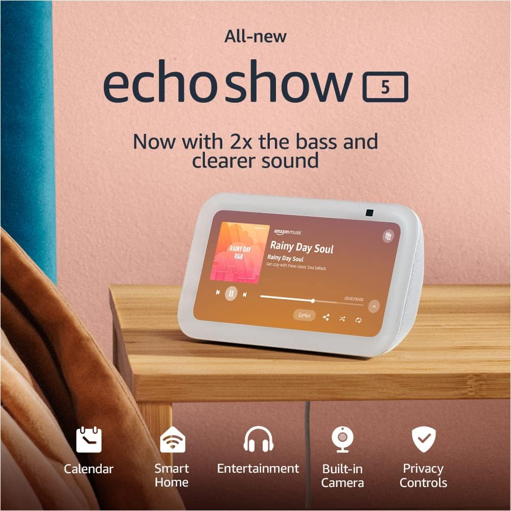 Echo Show 3ra Generación Parlante Inteligente Con Alexa