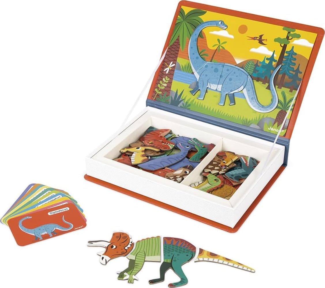 Janod - Magnetibook - Juego magnético de mezcla y combinación de