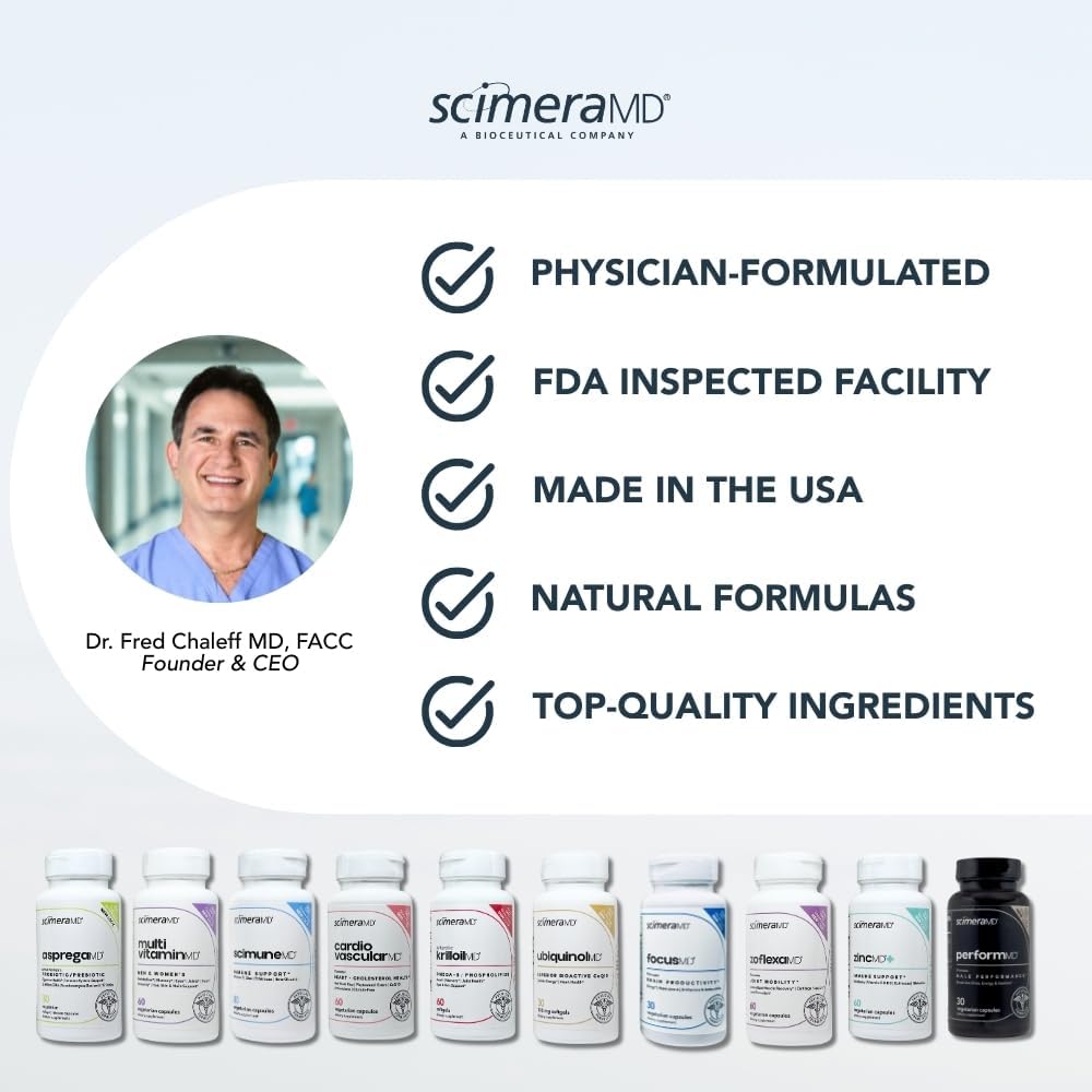 ScimeraMD® MultivitaminMD Suplemento cápsula de espectro completo c...