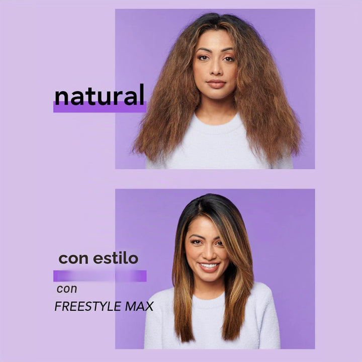 Instyler Freestyle Max - Cepillo redondo calentado con plancha alis...