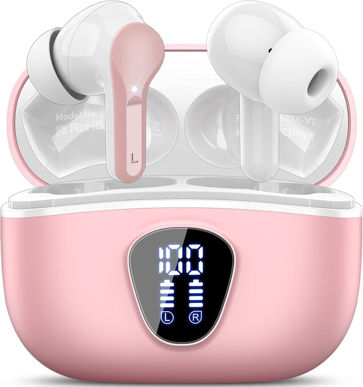 Auriculares inalámbricos, auriculares Bluetooth 5.4 HiFi estéreo, a...