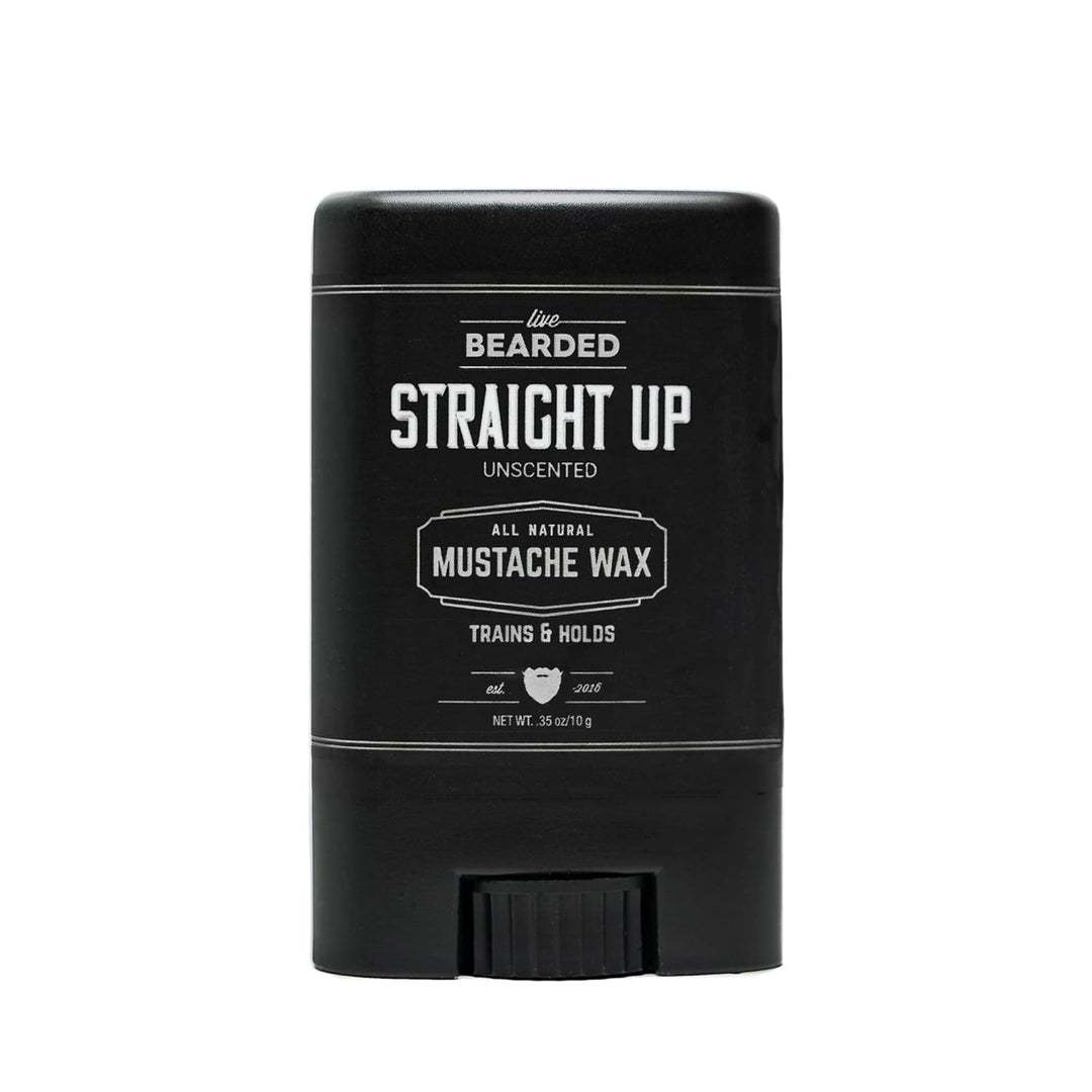Live Bearded Barra de cera para bigote, 0.35 onzas, fabricada en lo...