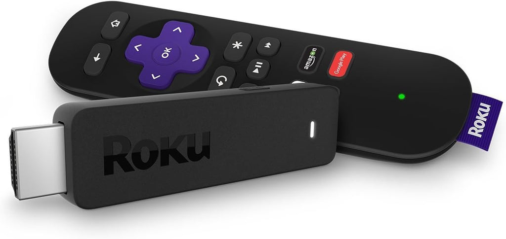 Roku Streaming Stick HD portátil (3600R), procesador de cuatro núcleos, Wi‑Fi de doble banda, apunta a cualquier lugar remoto, (certificado reacondicionado)