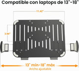 suptek Bandeja ajustable de montaje en brazo VESA para portátil de...