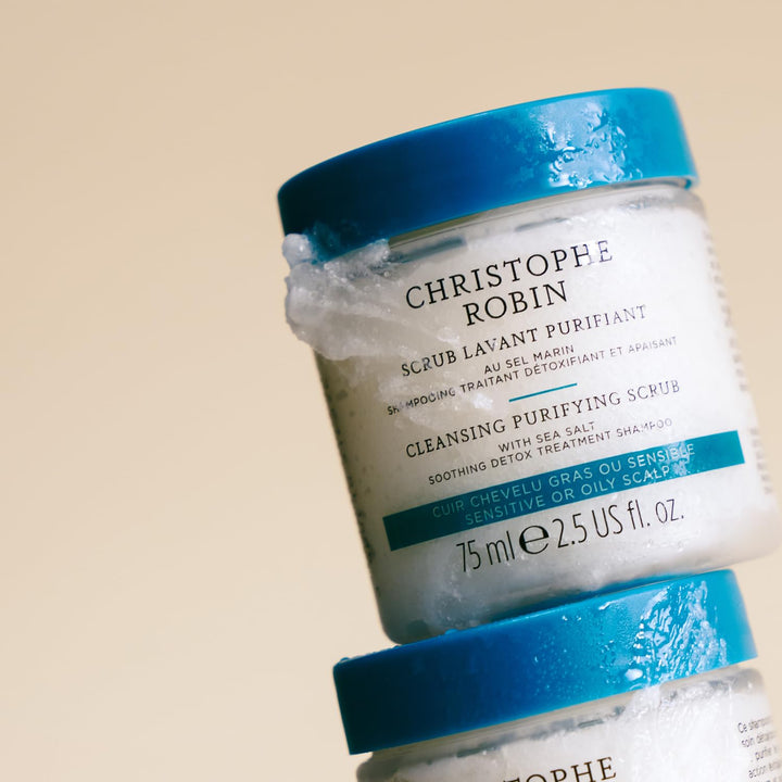 Christophe Robin Exfoliante purificador del cuero cabelludo con sal...