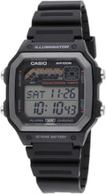 Casio WS1600H Series | Reloj para hombre | Diseño deportivo | Cronógrafo | Temporizador de cuenta regresiva | Luz LED con afterglow | 100M WR | Alarma diaria | Calendario automático | Hora mundial | Batería de 10 años