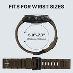 Bandletic Correa de silicona para exteriores compatible con Garmin Watch