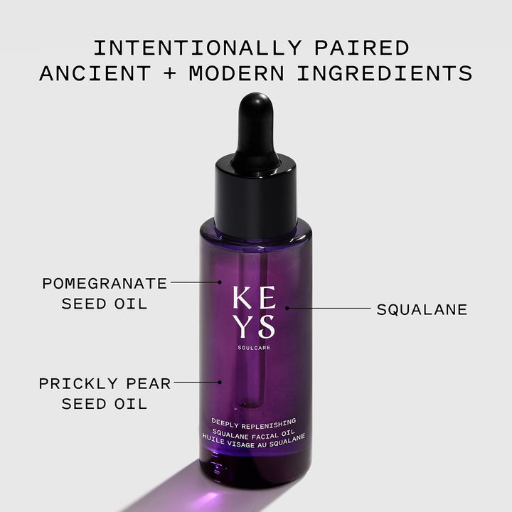 Keys Soulcare Aceite facial de escualano profundamente reponedor, h...