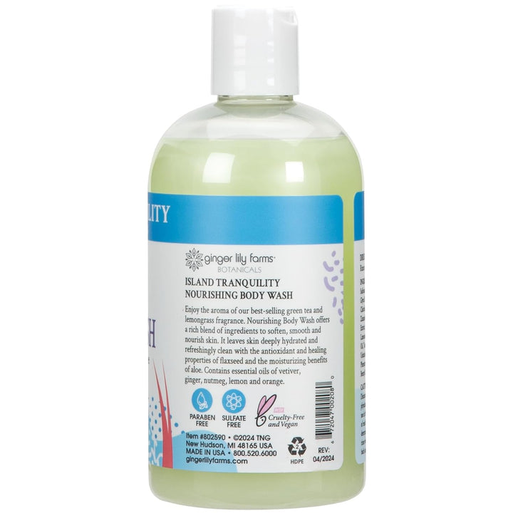 Ginger Lily Farms Botanicals Gel de Ducha Nutritivo, Island Tranqui...