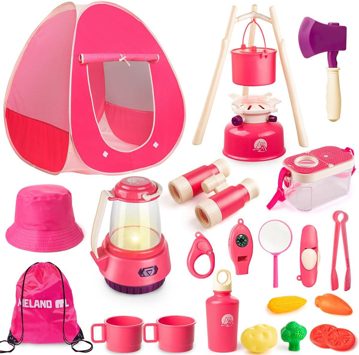 Meland - Juego de camping para niñas - Juguetes de tienda de