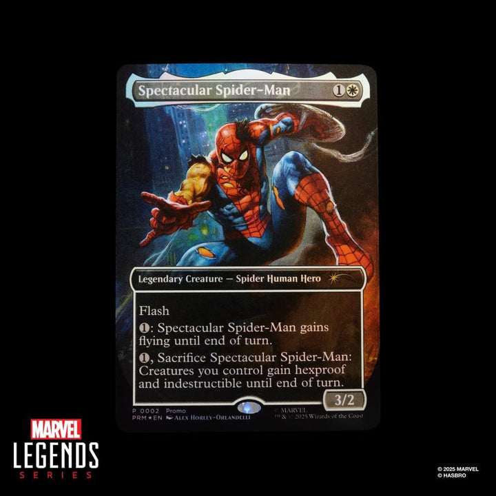 Marvel Legends Series Magic: The Gathering Battle-Damaged Spider-Ma...