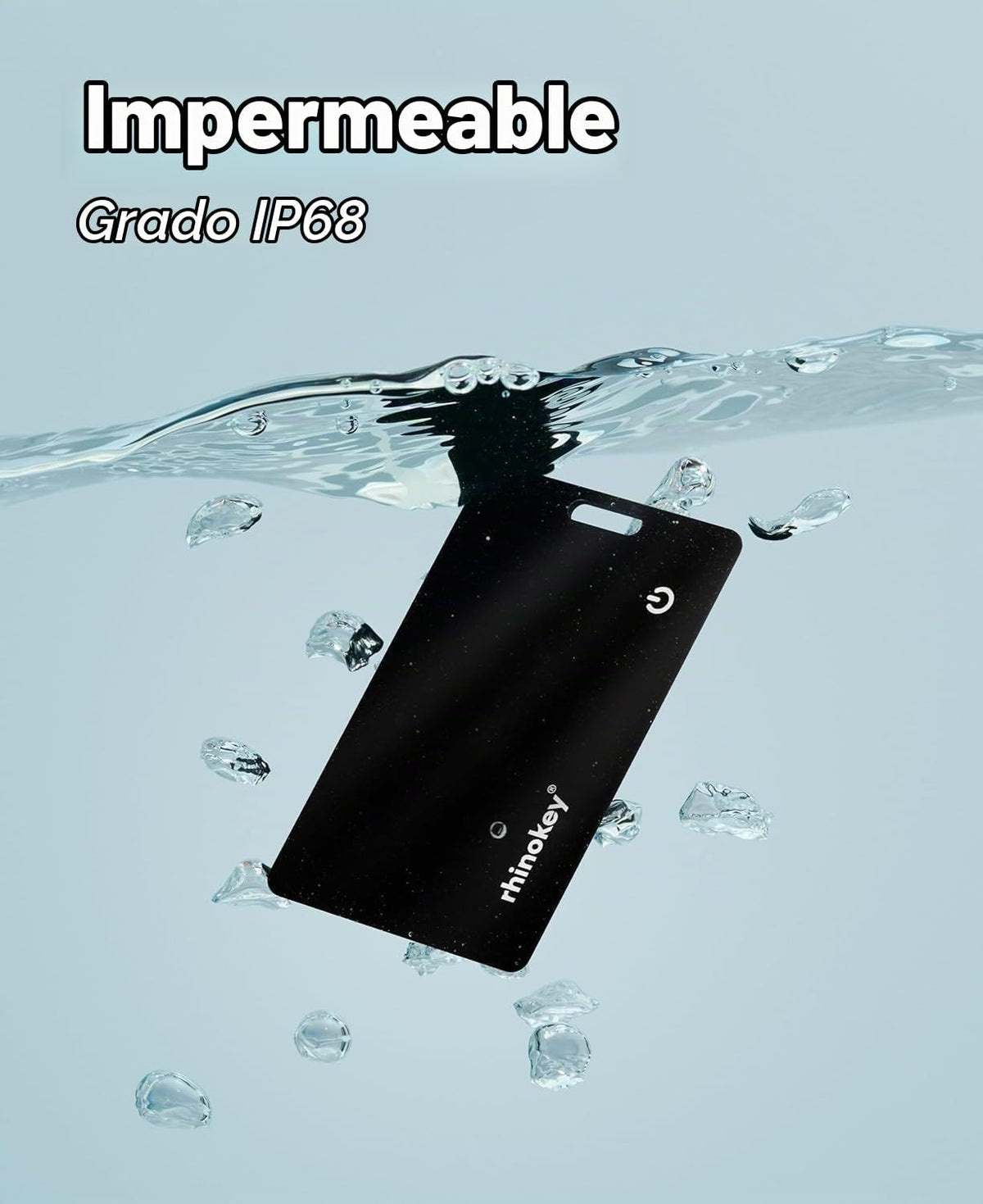 Rhinokey® Tarjeta de seguimiento de billetera Android funciona con Google