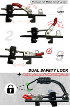 Soporte de valla para Mevo Start y iPhone, soporte de clip de valla ajustable con tres puntos de montaje de cámara de 1/4 pulgadas, kit de montaje de cambio de juego de configuración rápida