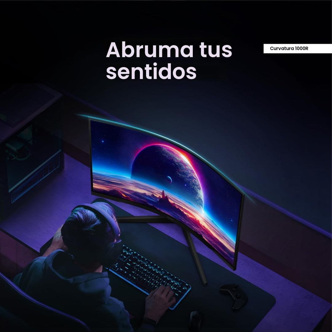 Samsung Odyssey (G55C) Series QHD 1000R - Monitor curvo para juegos...