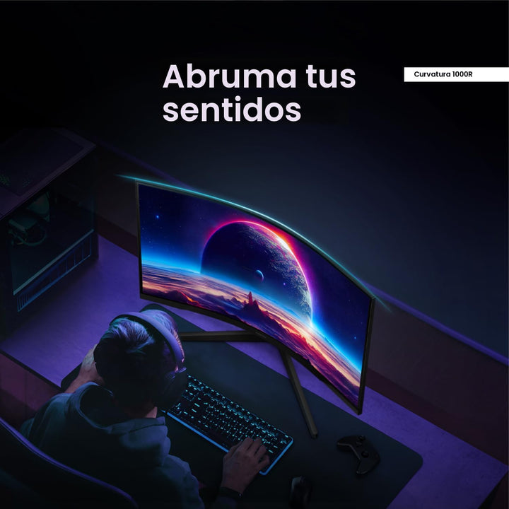 Samsung Odyssey (G55C) Series QHD 1000R - Monitor curvo para juegos...