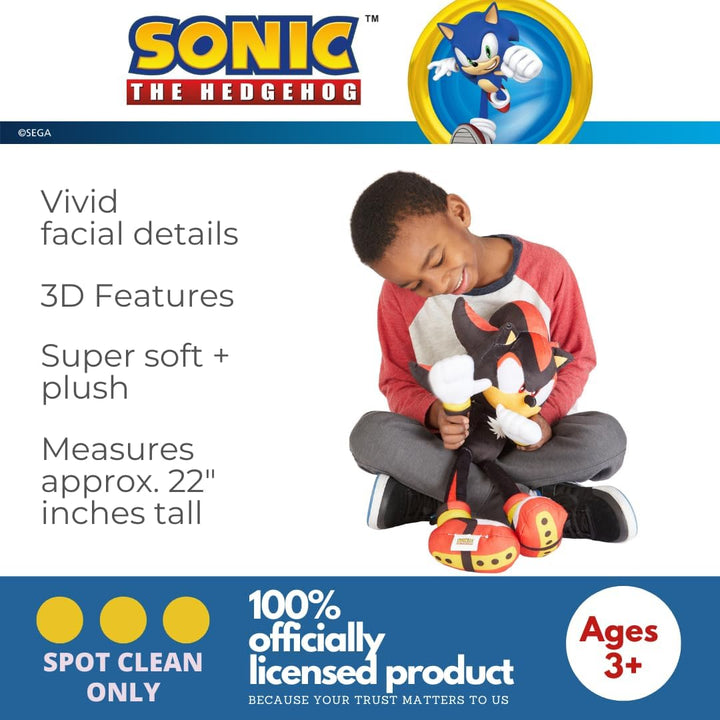 Sonic Shadow The Hedgehog Anime Ropa de Cama para Niños Almohada de...
