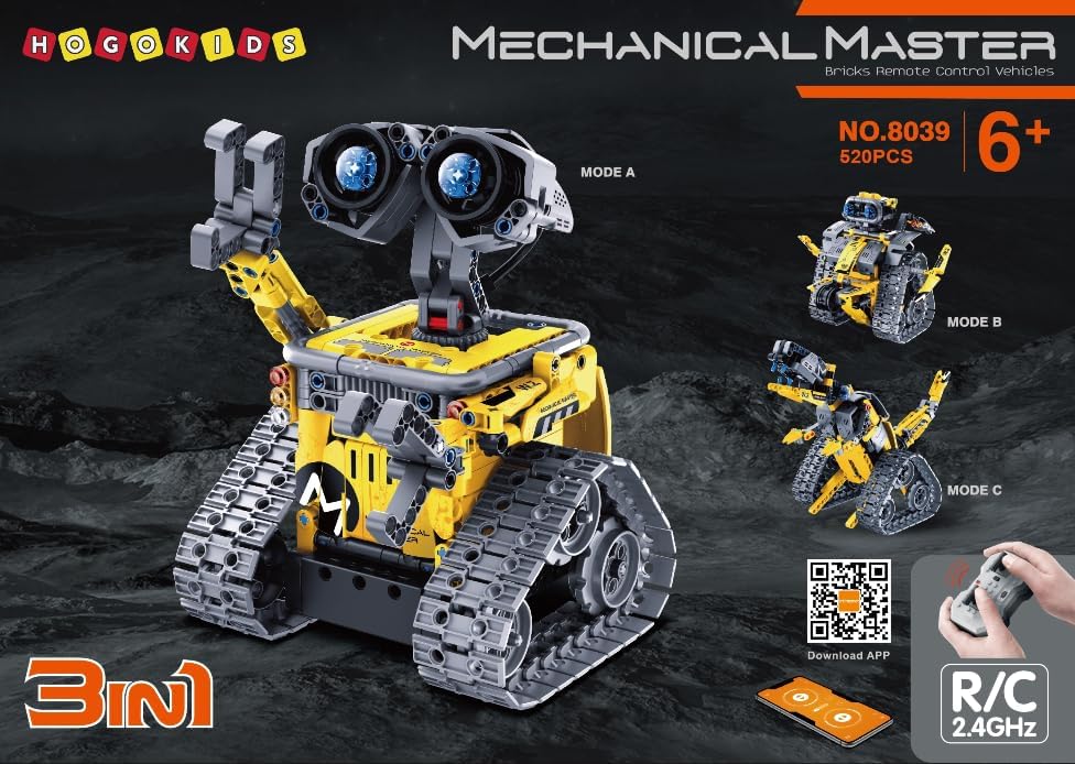 HOGOKIDS Juguetes de construcción robot para niños juego