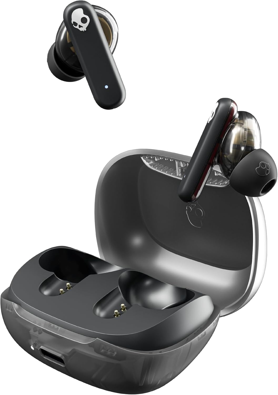Skullcandy Smokin' Buds - Auriculares inalámbricos con aislamiento de ruido, Humo de medianoche