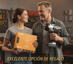 Llave de impacto inalámbrica de 1/2 pulgada compatible con batería Dewalt de 20 V, 1600 pies-libras (2200 N.m), pistola de impacto de alto par resistente, destornillador de impacto de energía eléctrica sin escobillas con 4 modos de velocidad y luz de trab
