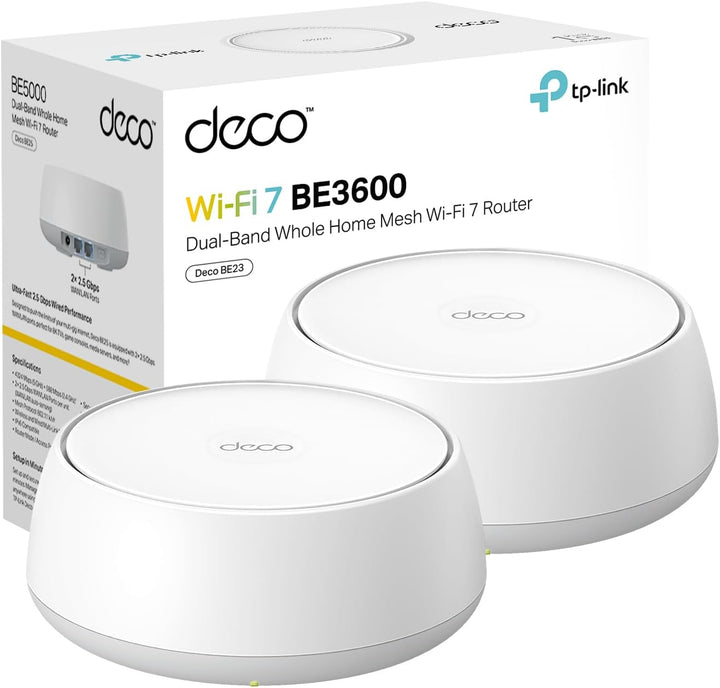 TP-Link Deco 7 BE23 Sistema Wi-Fi de doble banda BE3600 WiFi 7 Mesh...