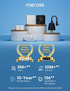 meross Matter Smart Thermostat para calefactores eléctricos de baseboard