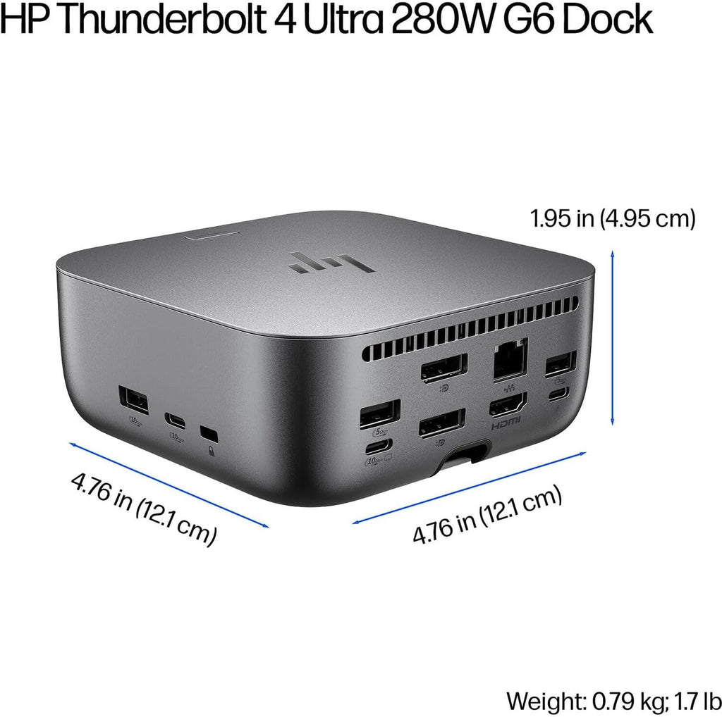 HP Estación de acoplamiento universal Thunderbolt/USB-C G6 Thunderbolt 4 de