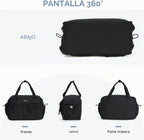 ECOHUB Bolsa de gimnasio pequeña para mujer, mini bolsa de lona con