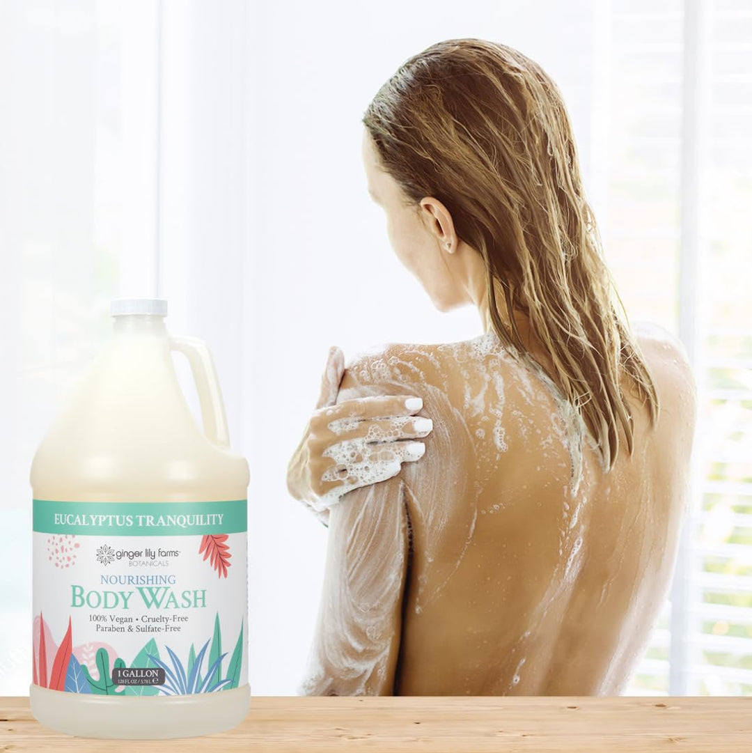 Ginger Lily Farms Botanicals - Jabón corporal nutritivo, Eucalyptus...