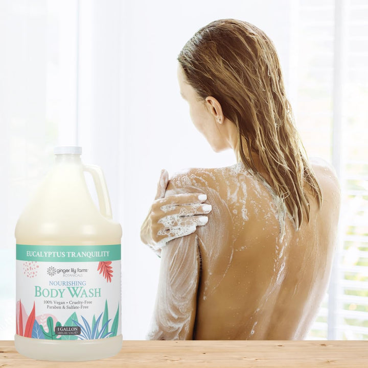 Ginger Lily Farms Botanicals - Jabón corporal nutritivo, Eucalyptus...