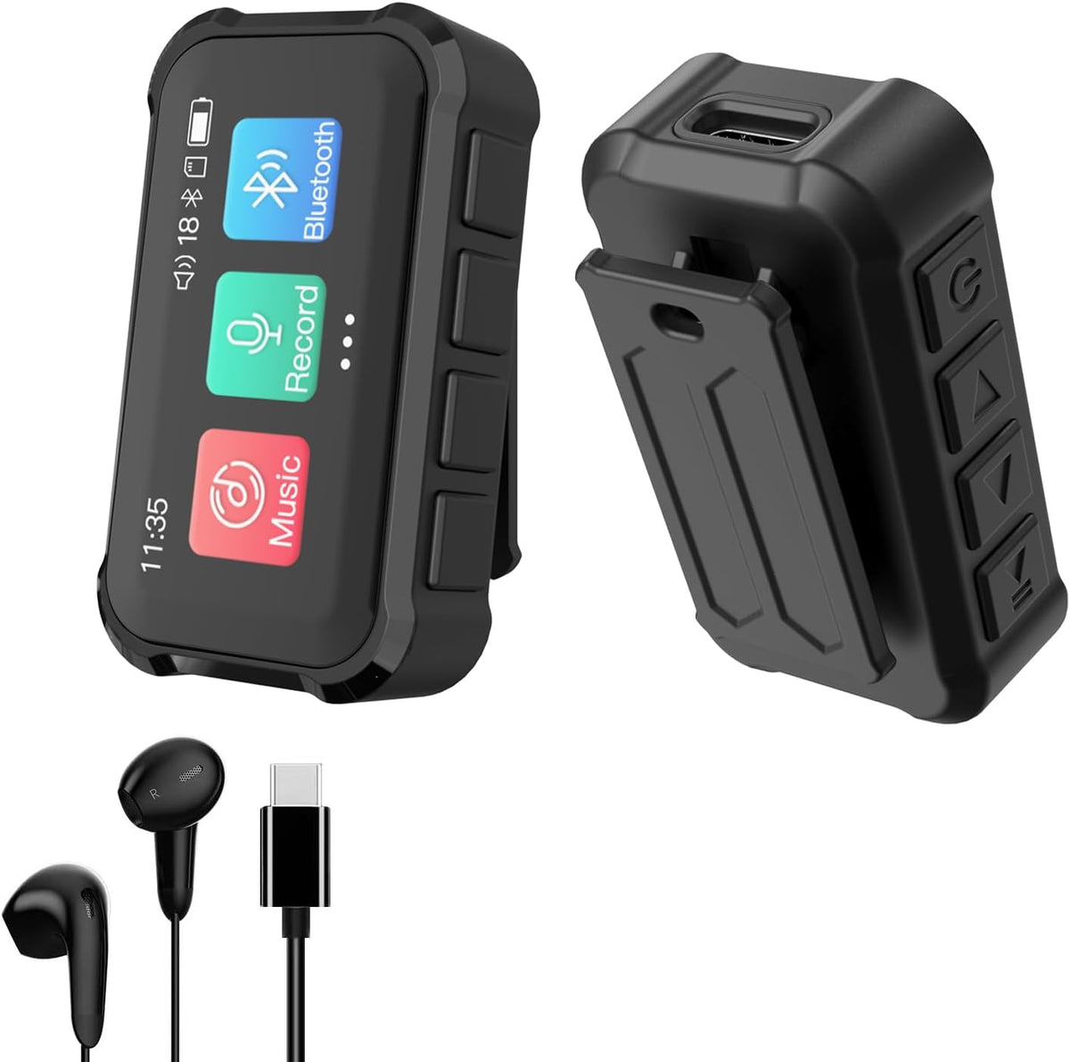 Reproductor de MP3 con Bluetooth, reproductor de música digital portátil