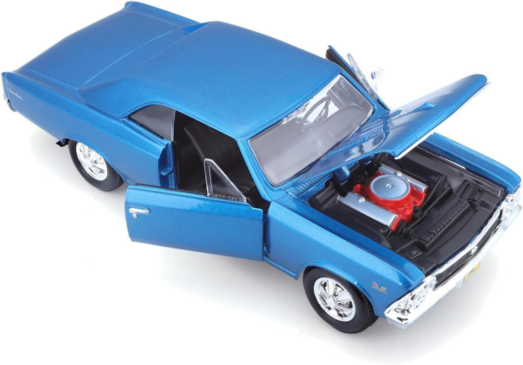 Maisto 1:24 1966 Chevy Chevelle SS 396 Modelo de coche, multicolor