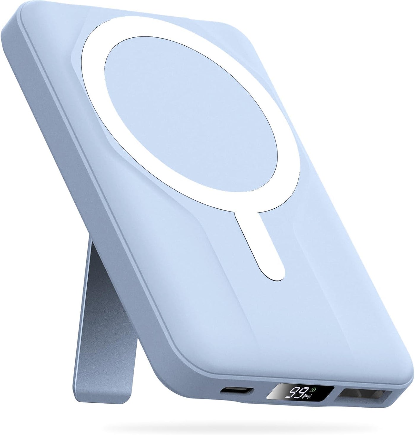 Azmuth Cargador de batería magnético, 10000 mAh para MagSafe, carga...