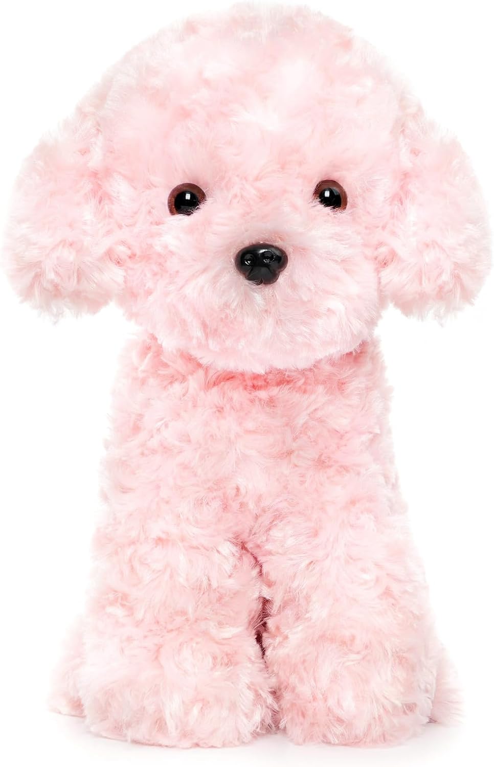 WEIGEDU Animales de Peluche de Perrito Rosa Juguetes de Peluche, Ca...