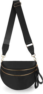 Bolso cruzado espacioso de nylon, bolsa de cintura, bolsos, billeteras, carteras de moda, bolso de hombro para mujer