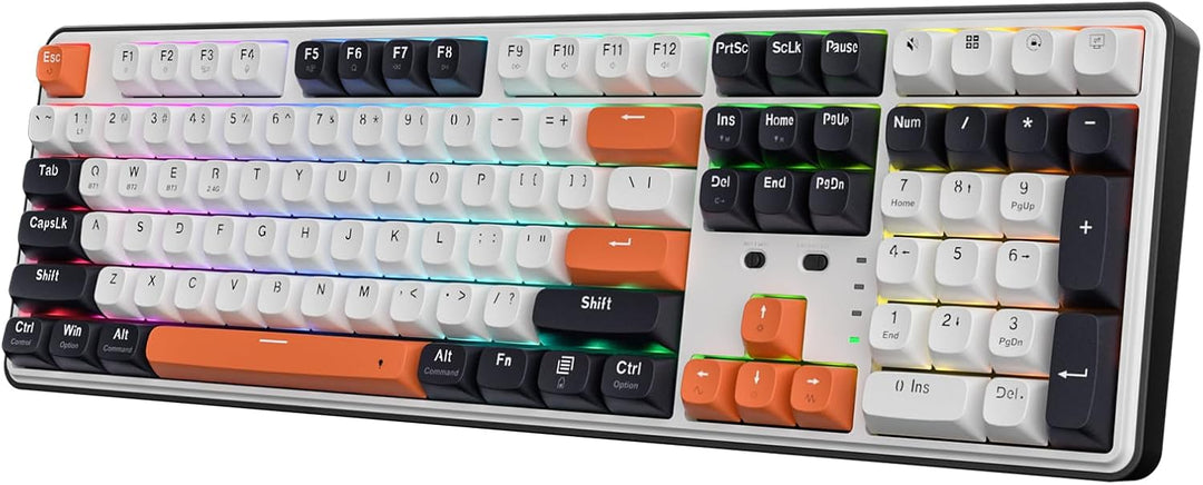 Redragon K689 PRO - Teclado Gaming RGB Inalámbrico con Junta de Sel...
