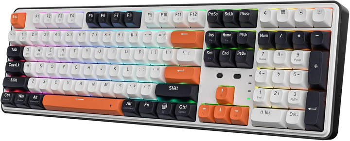 Redragon K689 PRO - Teclado Gaming RGB Inalámbrico con Junta de Sel...