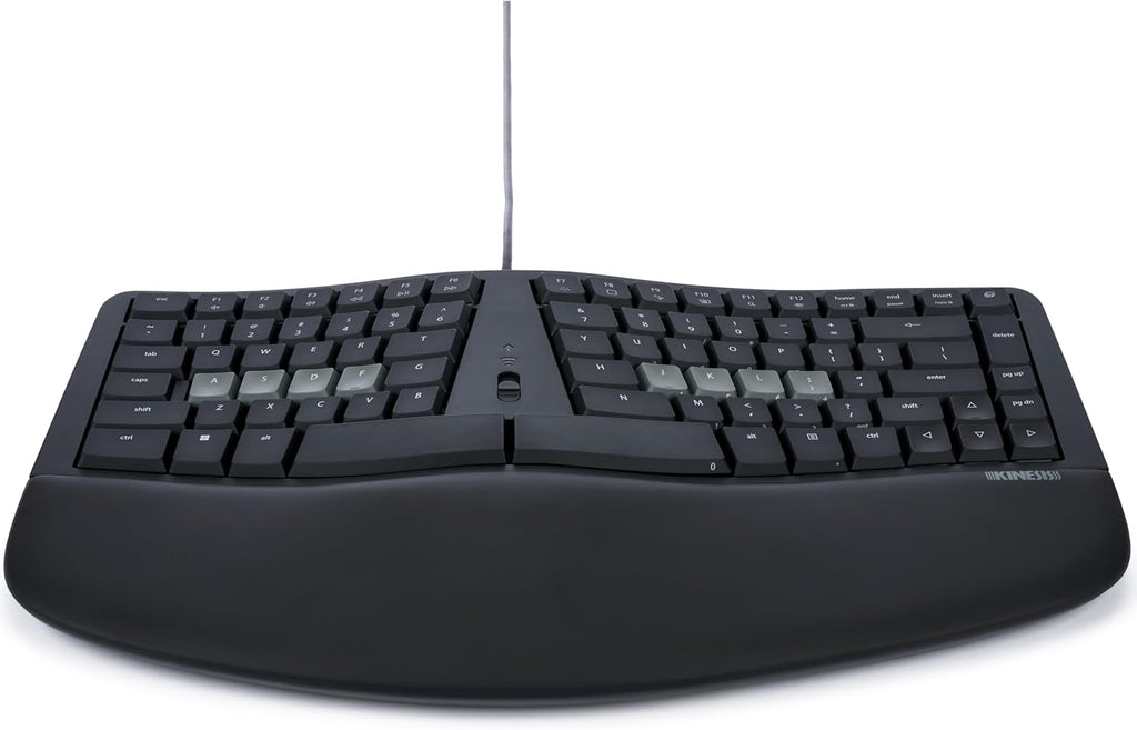 KINESIS mWave Teclado ergonómico silencioso para PC (negro) | Inter...