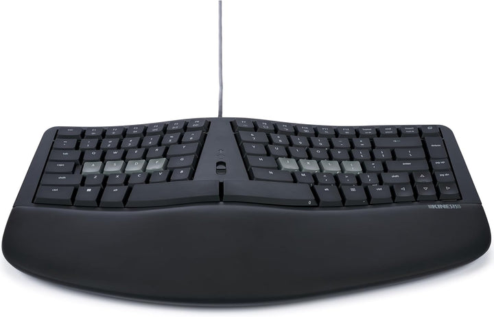 KINESIS mWave Teclado ergonómico silencioso para PC (negro) | Inter...