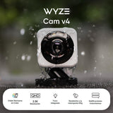 WYZE Cam v4 (Modelo más reciente), Cámara de seguridad AI de 2.5K,...