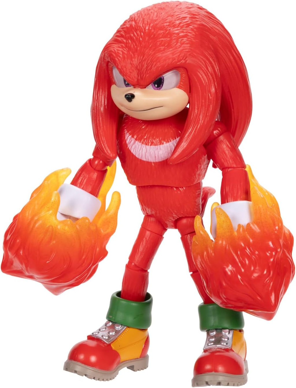 Sonic 3 The Hedgehog The Movie - Figura de acción Knuckles de 5 pulgadas - Figura articulada - Jakks Pacific
