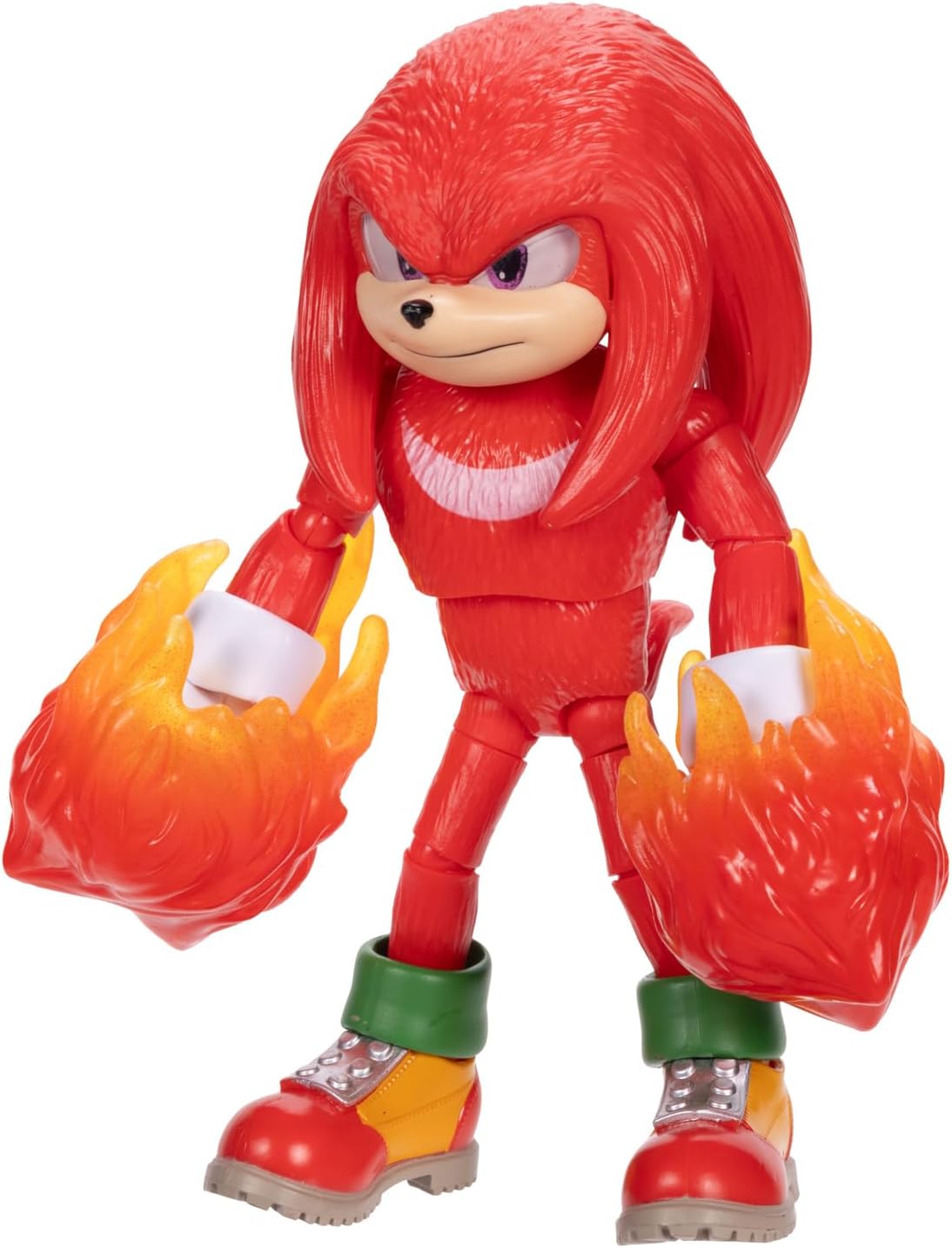 Sonic 3 The Hedgehog The Movie - Figura de acción Knuckles de 5 pulgadas - Figura articulada - Jakks Pacific