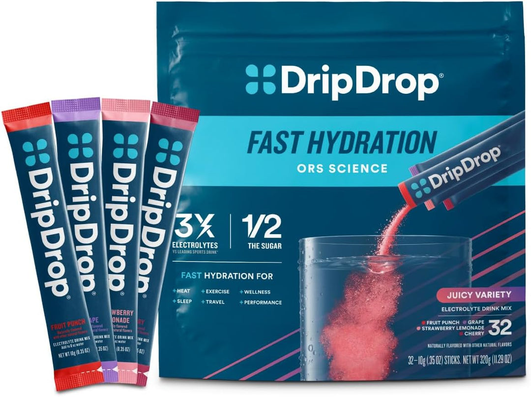 DripDrop ORS Hydration - Paquetes de electrolitos en polvo