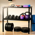 Rack Ajustable para Mancuernas/Kettlebells 500-800LB Pesado con Cobertura Opcional