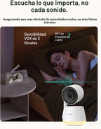 Dr.Care LumiView Monitor inteligente WiFi de 5 pulgadas con 2 cámaras