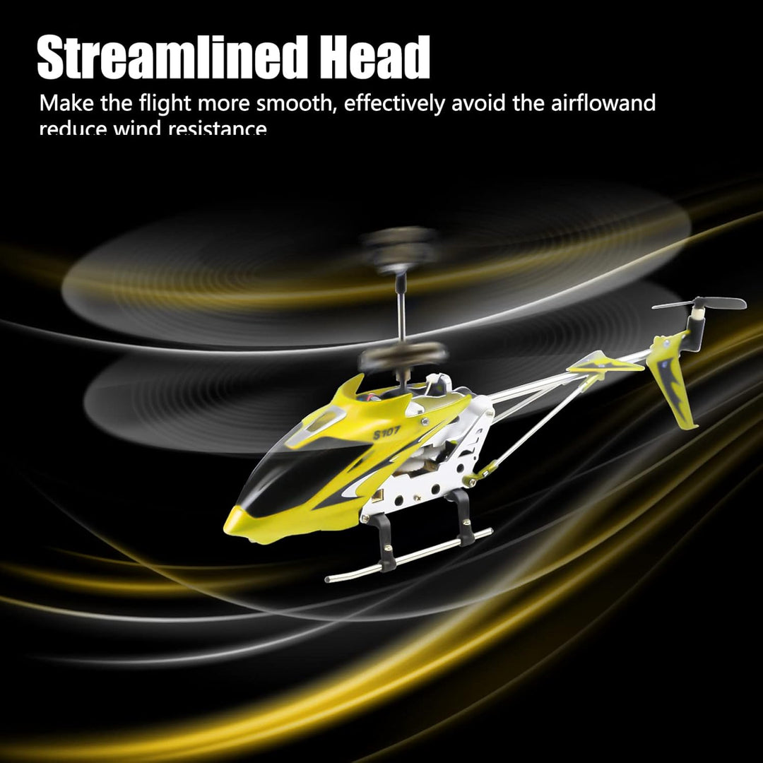 Cheerwing S107\/S107G Phantom 3.5 canales, minihelicóptero RC con g...