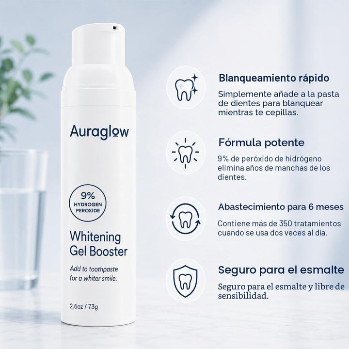 Auraglow Pasta Dental Blanqueadora Potenciadora, Agregar a la Pasta...