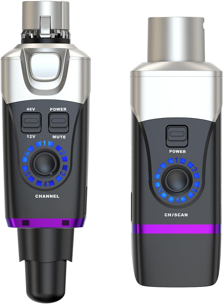 Xvive U35D Stereo XLR Plug-on Sistema de audio inalámbrico para mic...
