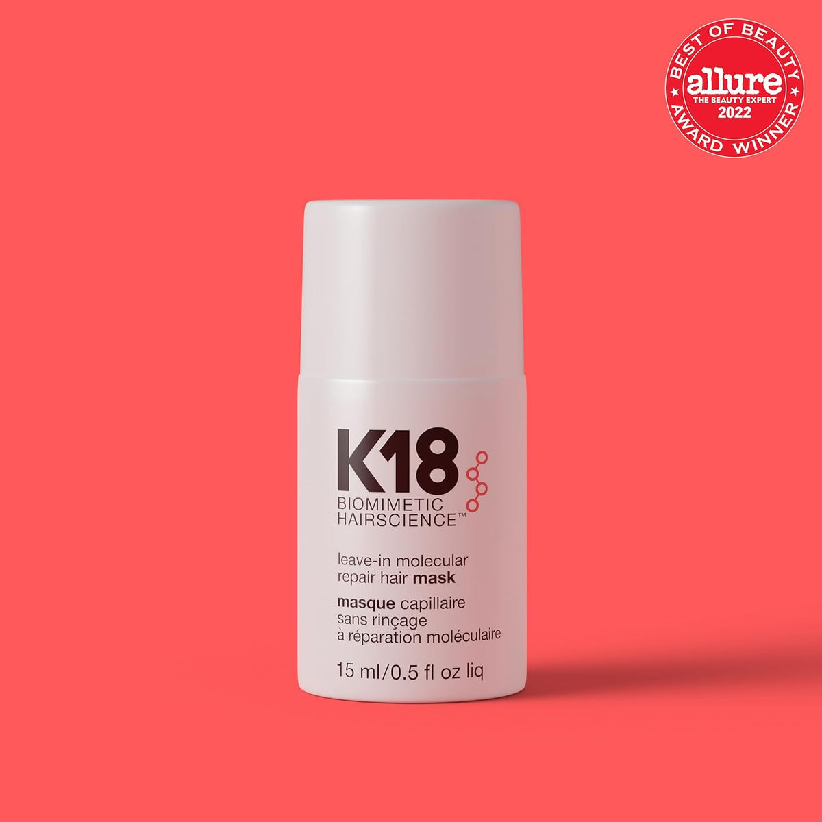 K18 Mascarilla Molecular Capilar Sin Enjuague, Repara el Cabello Se...