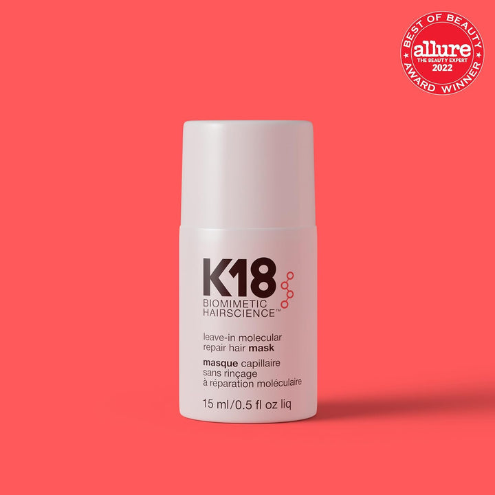 K18 Mascarilla Molecular Capilar Sin Enjuague, Repara el Cabello Se...